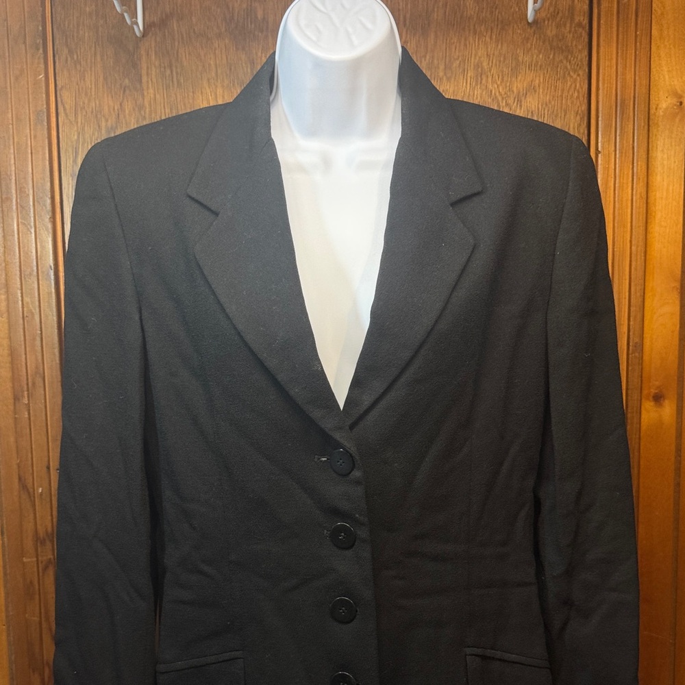Ellen Tracy Black Women's Blazer Size 4 - Picture 2 of 7